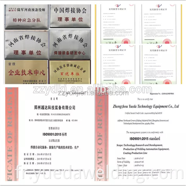 Chine Ligne de production de tige de soudure Scie Scie Machine de soudage MIG TIG Prix